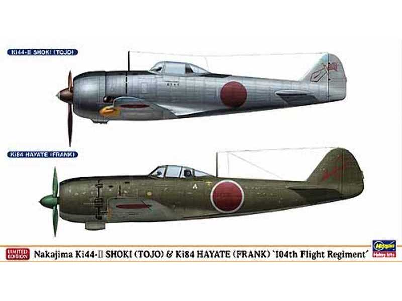 Nakajima Ki44-ii Shoki (Tojo) & Ki84 Hayate (Frank) "10 - zdjęcie 1 Nakajima Ki44-ii Shoki (Tojo) & Ki84 Hayate (Frank) "10 - zdjęcie 1