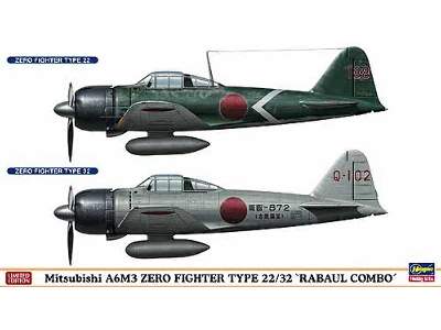 Mitsubishi A6m3 Zero Fighter Type 22/32 &quot;rabaul Combo&quot; - zdjęcie 1