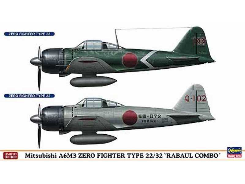 Mitsubishi A6m3 Zero Fighter Type 22/32 &quot;rabaul Combo&quot; - zdjęcie 1