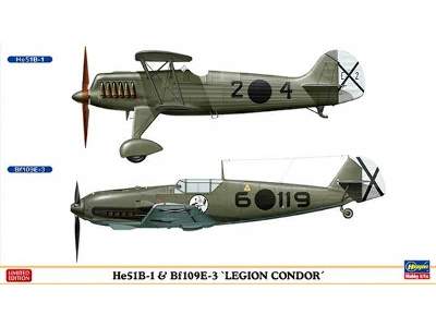 He51b-1 &amp; Bf109e-3 'legion Condor' - zdjęcie 1