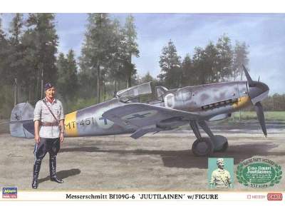 Messerschmitt Bf 109g-6 &quot;juutilainen&quot; W/Figure - zdjęcie 1