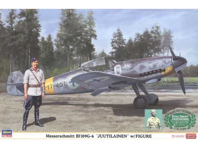 Messerschmitt Bf 109g-6 "juutilainen" W/Figure - zdjęcie 1 Messerschmitt Bf 109g-6 "juutilainen" W/Figure - zdjęcie 1