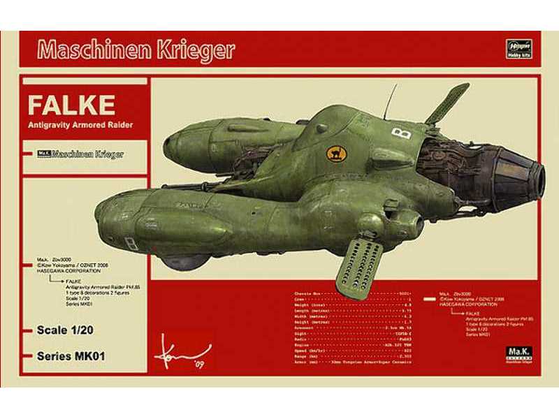 Mk01 Antigravity Armored Raider Pkf.85 Falke - zdjęcie 1 Mk01 Antigravity Armored Raider Pkf.85 Falke - zdjęcie 1