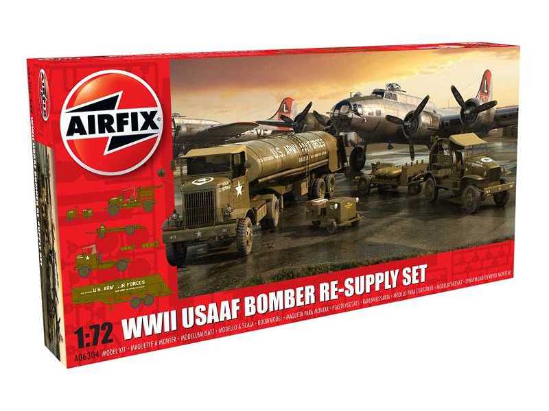 Zestaw pojazdów - załadunek bombowca USAAF II W.Ś. - zdjęcie 1 Zestaw pojazdów - załadunek bombowca USAAF II W.Ś. - zdjęcie 1