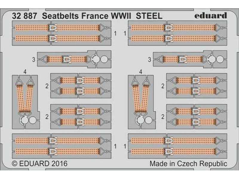 Seatbelts France WWII STEEL 1/32 - zdjęcie 1 Seatbelts France WWII STEEL 1/32 - zdjęcie 1