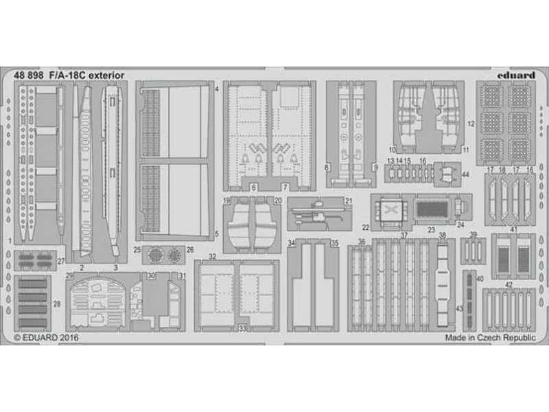 F/ A-18C exterior 1/48 - Kinetic - zdjęcie 1