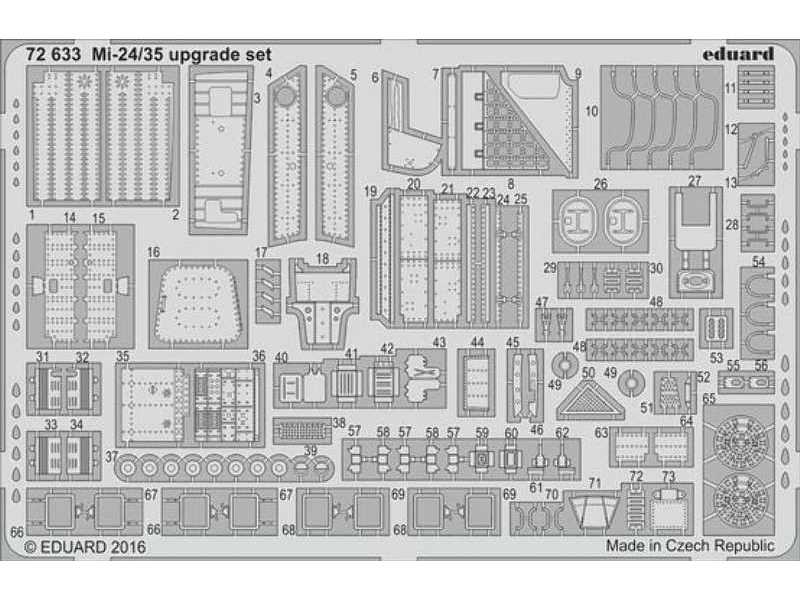 Mi-24/35 upgrade set 1/72 - Eduard - zdjęcie 1