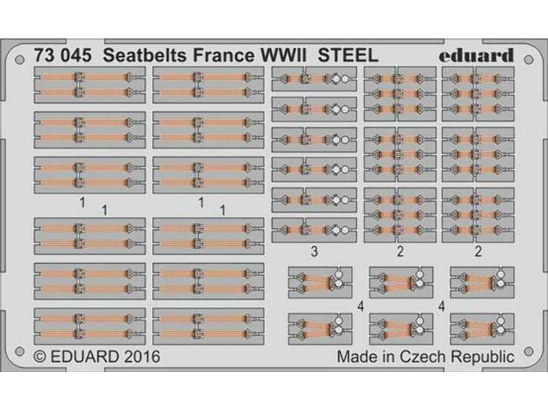 Seatbelts France WWII STEEL 1/72 - zdjęcie 1