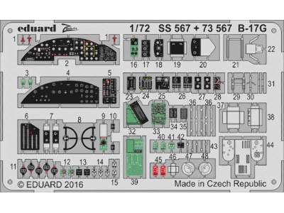 B-17G cockpit interior 1/72 - Airfix - zdjęcie 1