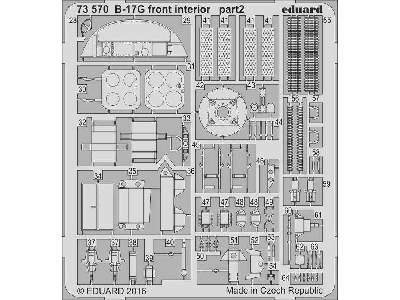 B-17G front interior 1/72 - Airfix - zdjęcie 2