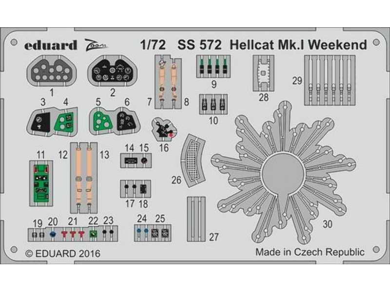 Hellcat Mk. I  Weekend 1/72 - Eduard - zdjęcie 1