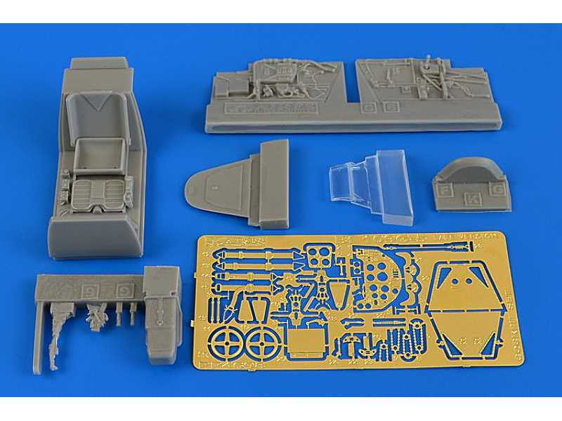 Bf 109G-5 (late) cockpit set - Eduard - zdjęcie 1