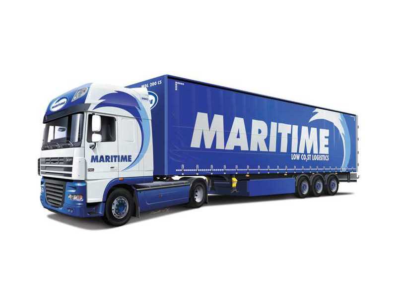 DAF XF 105 Space Cab Maritime - ciągnik z naczepą - zdjęcie 1 DAF XF 105 Space Cab Maritime - ciągnik z naczepą - zdjęcie 1