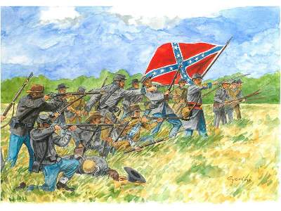 Piechota Konfederatów - Wojna Secesyjna - zdjęcie 1