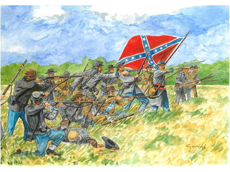 Piechota Konfederatów - Wojna Secesyjna - zdjęcie 1 Piechota Konfederatów - Wojna Secesyjna - zdjęcie 1