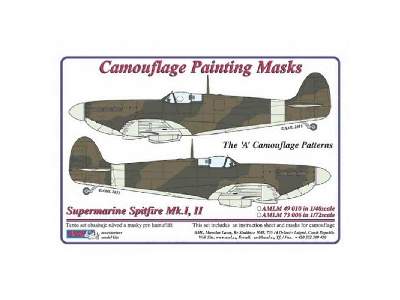 Camouflage painting masks Spitfire Mk.I, II L scheme &quot;A&quo - zdjęcie 1