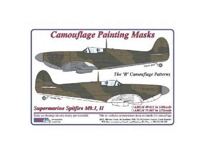 Camouflage painting masks Spitfire Mk.I, II scheme &quot;B&quot; - zdjęcie 2