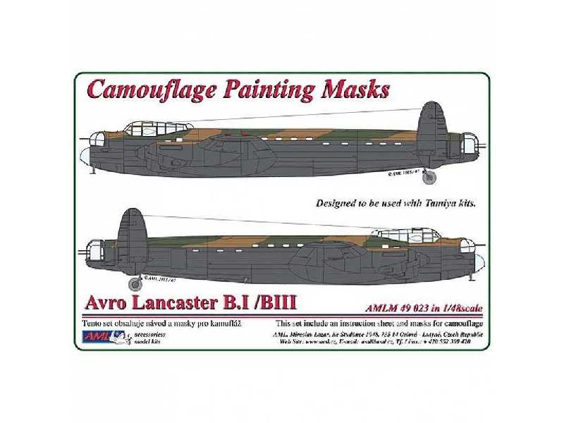 Maska Avro Lancaster B.I/B.III - zdjęcie 1 Maska Avro Lancaster B.I/B.III - zdjęcie 1