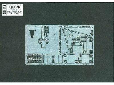 Armata p/lotnicza Flak 36 el. fototrawione dodatkowy pancerz - zdjęcie 1