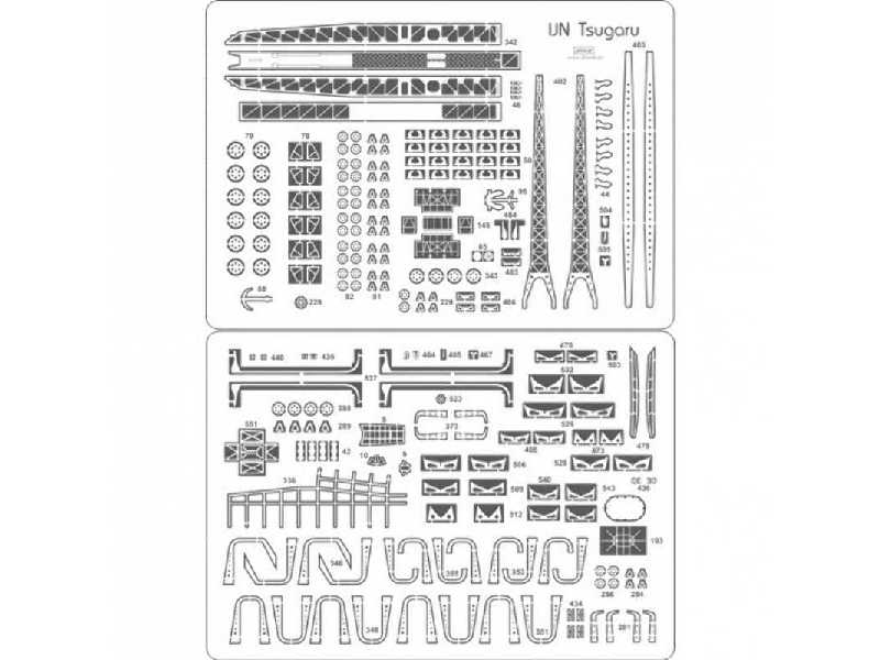 IJN TSUGARU - zestaw detali - zdjęcie 1