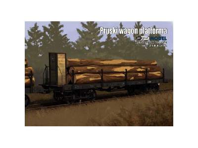 Prussian wagon platform/ Pruski wagon platforma - zdjęcie 1