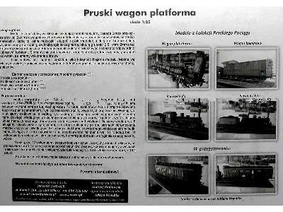 Prussian wagon platform/ Pruski wagon platforma - zdjęcie 14