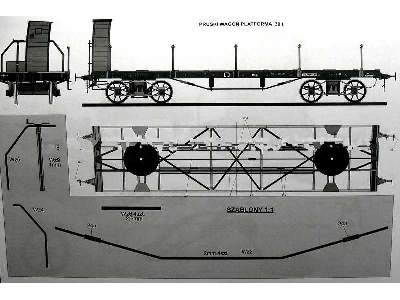 Prussian wagon platform/ Pruski wagon platforma - zdjęcie 20