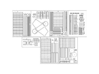 Pruski wagon platforma - szkielet, detale - zdjęcie 1