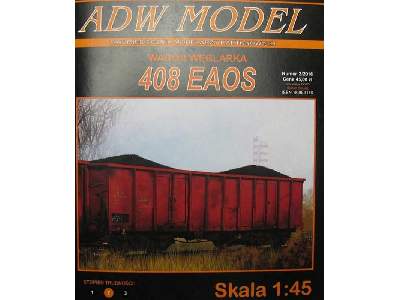 408 EAOS. Wagon coal carriage/ Wagon węglarka - zdjęcie 1