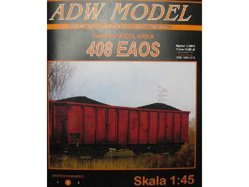 408 EAOS. Wagon coal carriage/ Wagon węglarka - zdjęcie 1