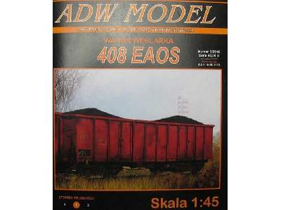 408 EAOS. Wagon coal carriage/ Wagon węglarka - zdjęcie 2
