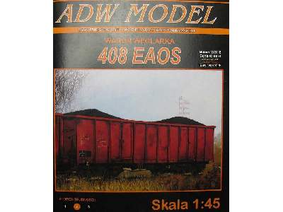 408 EAOS. Wagon coal carriage/ Wagon węglarka - zdjęcie 3