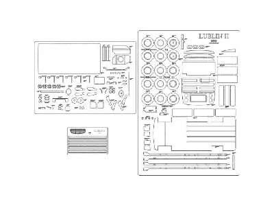 Lublin II, Truck/ Samochód dostawczy- szkielet, detale, bieżniki - zdjęcie 1