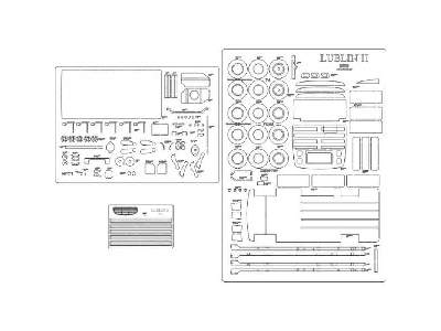 Lublin II, Truck/ Samochód dostawczy- szkielet, detale, bieżniki - zdjęcie 2