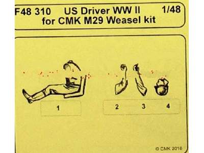 US Driver WWII for CMK Weasel kit - zdjęcie 4