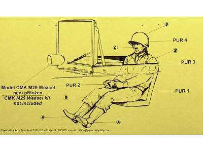 US Driver WWII for CMK Weasel kit - zdjęcie 5