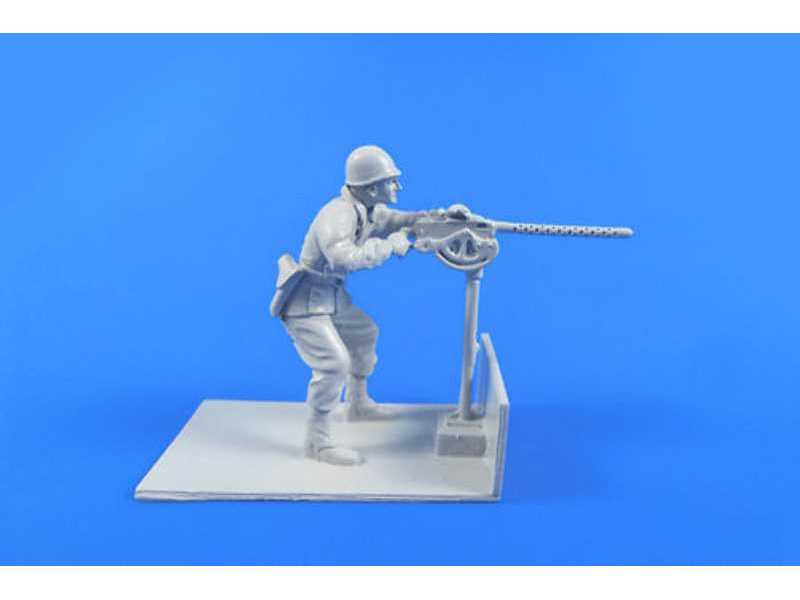 US Gunner with Browning M2 machine gun for CMK Weasel kit - zdjęcie 1 US Gunner with Browning M2 machine gun for CMK Weasel kit - zdjęcie 1