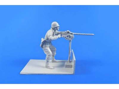 US Gunner with  Browning M2 machine gun for CMK Weasel kit - zdjęcie 2