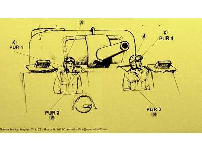 US Gunner with  Browning M2 machine gun for CMK Weasel kit - zdjęcie 5