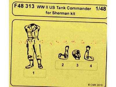 WWII US Tank Commander for Sherman - zdjęcie 4