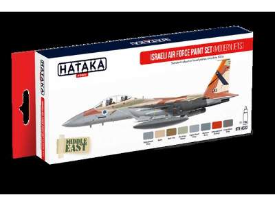 HTK-AS62 Israeli Air Force paint set (modern jets) - zdjęcie 1