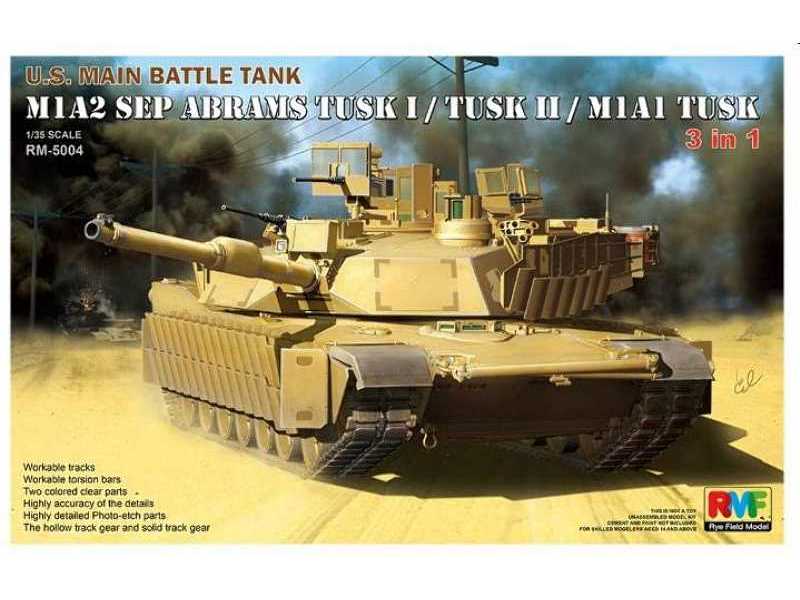 M1A2 SEP Abrams Tusk I / Tusk II / M1A1 Tusk - zdjęcie 1 M1A2 SEP Abrams Tusk I / Tusk II / M1A1 Tusk - zdjęcie 1