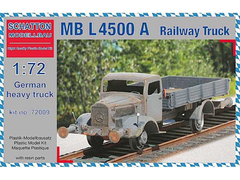 Mercedes Benz L4500 A Railway Truck - zdjęcie 1 Mercedes Benz L4500 A Railway Truck - zdjęcie 1