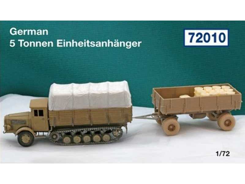 German 5 tonnen Einheitsanhanger - zdjęcie 1 German 5 tonnen Einheitsanhanger - zdjęcie 1