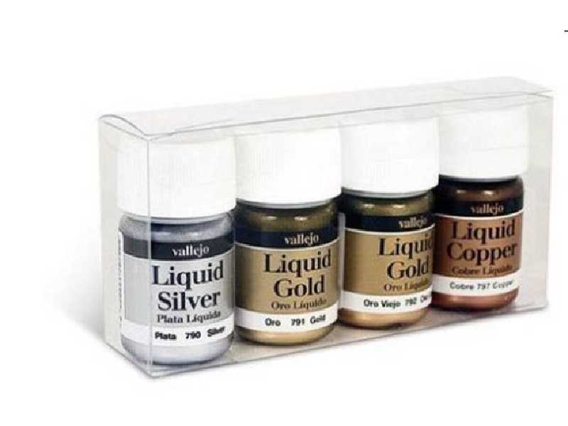 Liquid Gold Set - zestaw 4 farb - zdjęcie 1