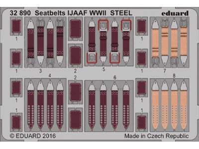Seatbelts IJAAF WWII STEEL 1/32 - zdjęcie 1