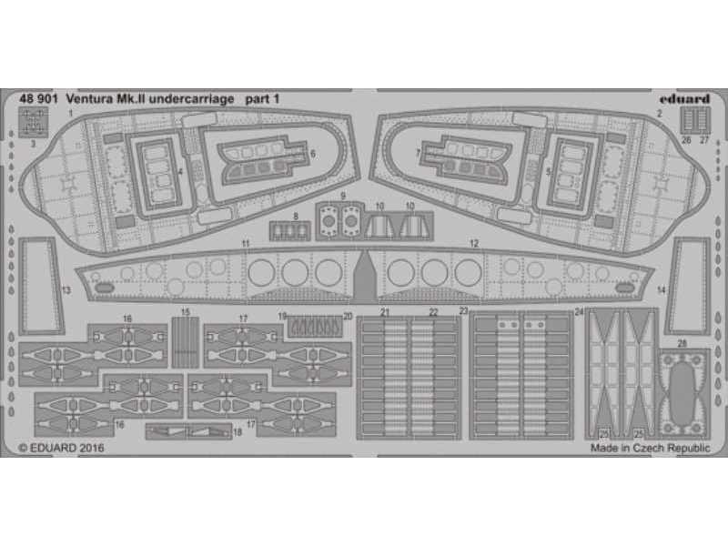 Ventura Mk. II undercarriage 1/48 - Revell - zdjęcie 1