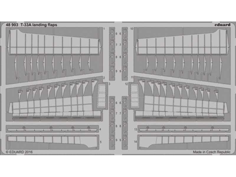 T-33A landing flaps 1/48 - Great Wall Hobby - zdjęcie 1 T-33A landing flaps 1/48 - Great Wall Hobby - zdjęcie 1