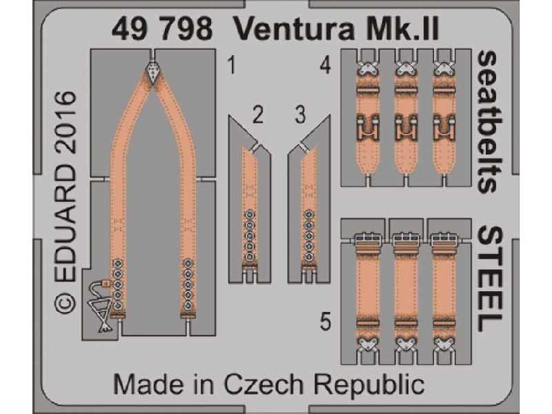 Ventura Mk. II seatbelts STEEL 1/48 - Revell - zdjęcie 1