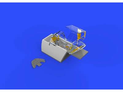 Bf 109F cockpit 1/48 - Eduard - zdjęcie 2